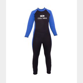 Coolwave Children s Full Wetsuit Blue/ Black Black Blue Unisex S |