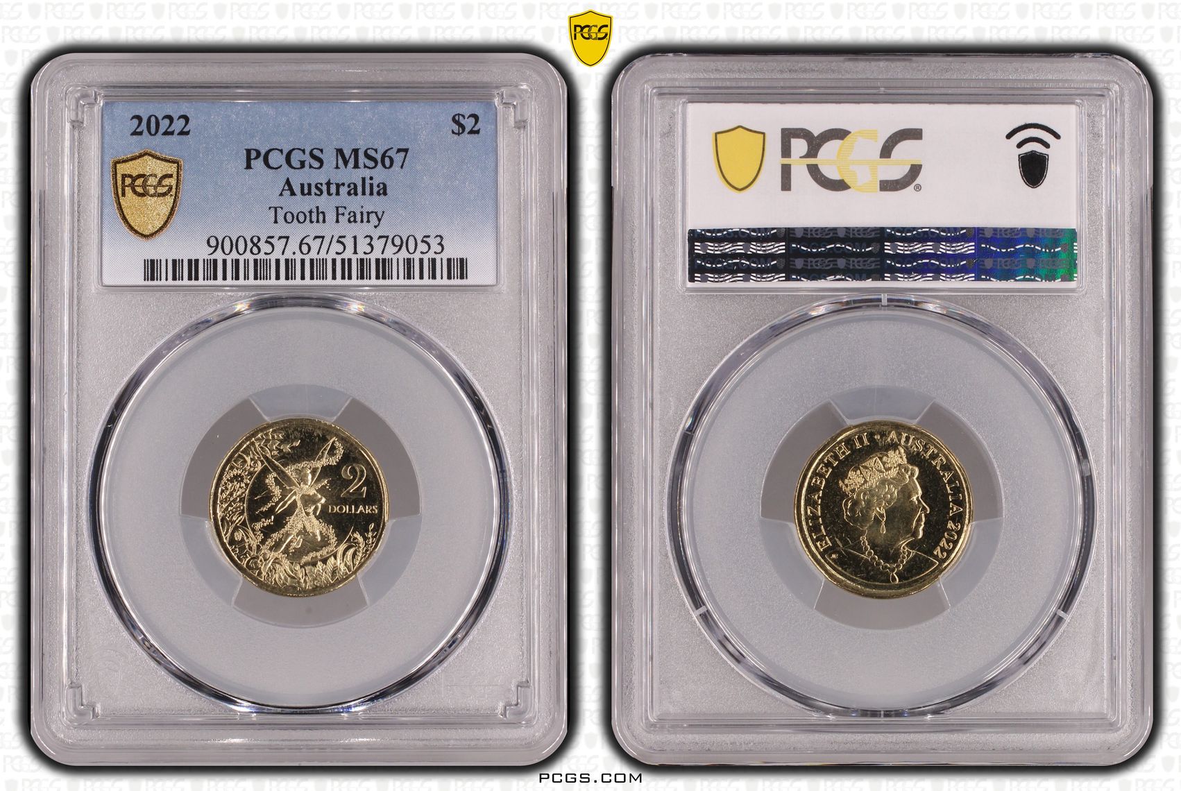 Tooth Fairy, Two Dollar, 2022, PCGS MS67