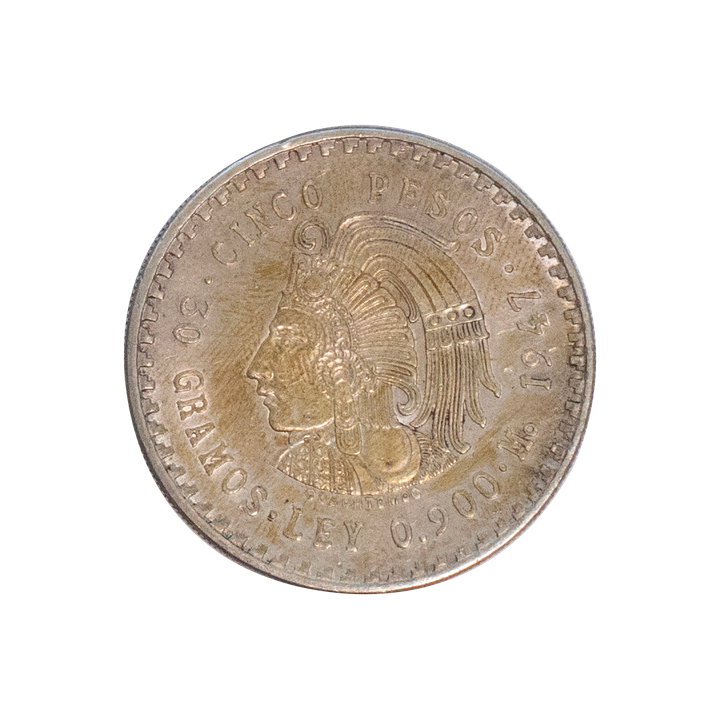 Cinco pesos Azteca
