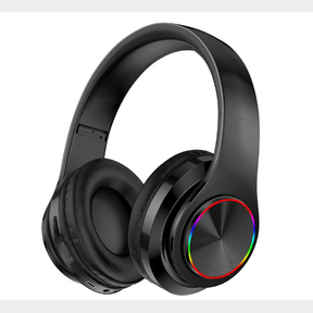 PRO GAMER B39 LUMINOUS BLUETOOTH 5.0 HEADSET HEAD-MOUNTED WIRELESS BLACK