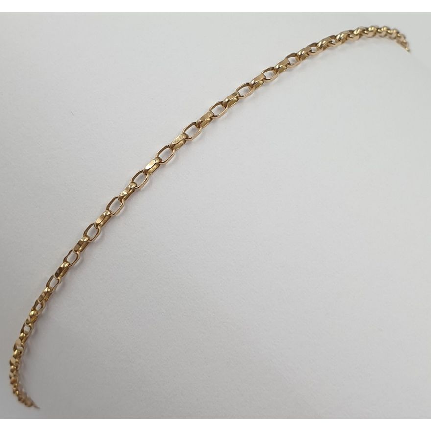9ct Y/G Dainty Bracelet