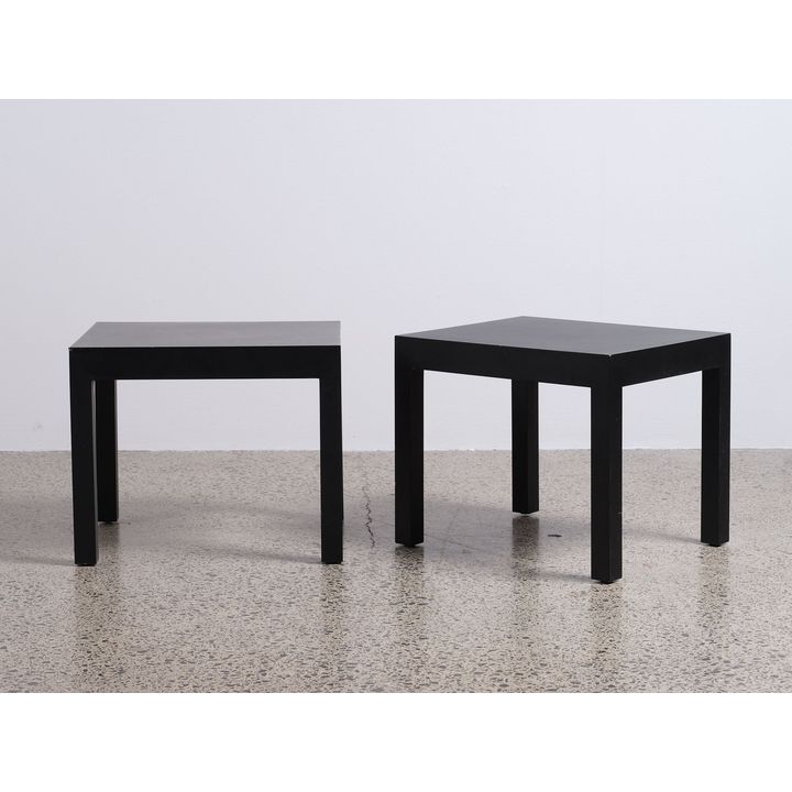 Zanotta, Italy - A pair of ‘Lario’ side tables