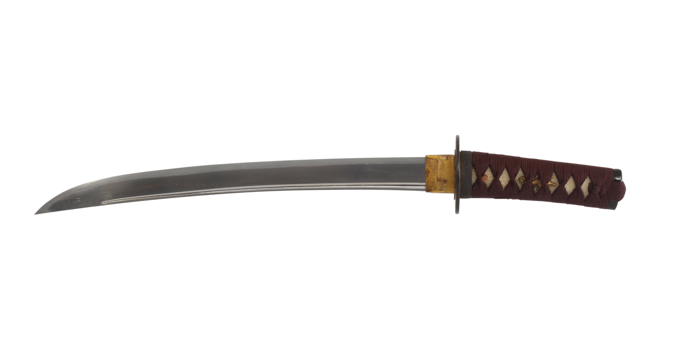 127. · Japanese Antique Samurai Sword Fuyuhiro Wakizashi/ Sunnobi Tanto