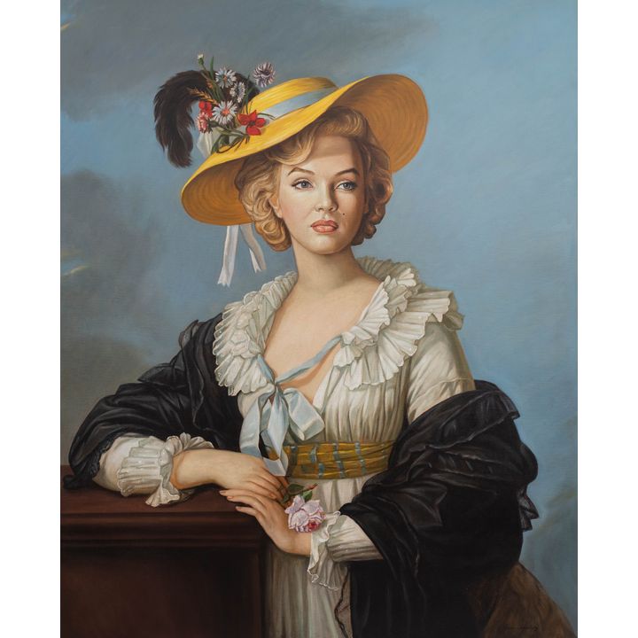 Krzysztof Annusewicz | Marilyn Monroe w obrazie „Autoportret Elisabeth Vigée Le Brun", 2024
