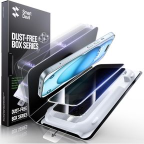 SMARTDEVIL 2 PACK PRIVACY SCREEN PROTECTOR FOR IPHONE 15 (6.1 INCH) WITH EASY INSTALLATION FRAME, 9H ANTI-SPY PRIVACY TEMPERED GLA