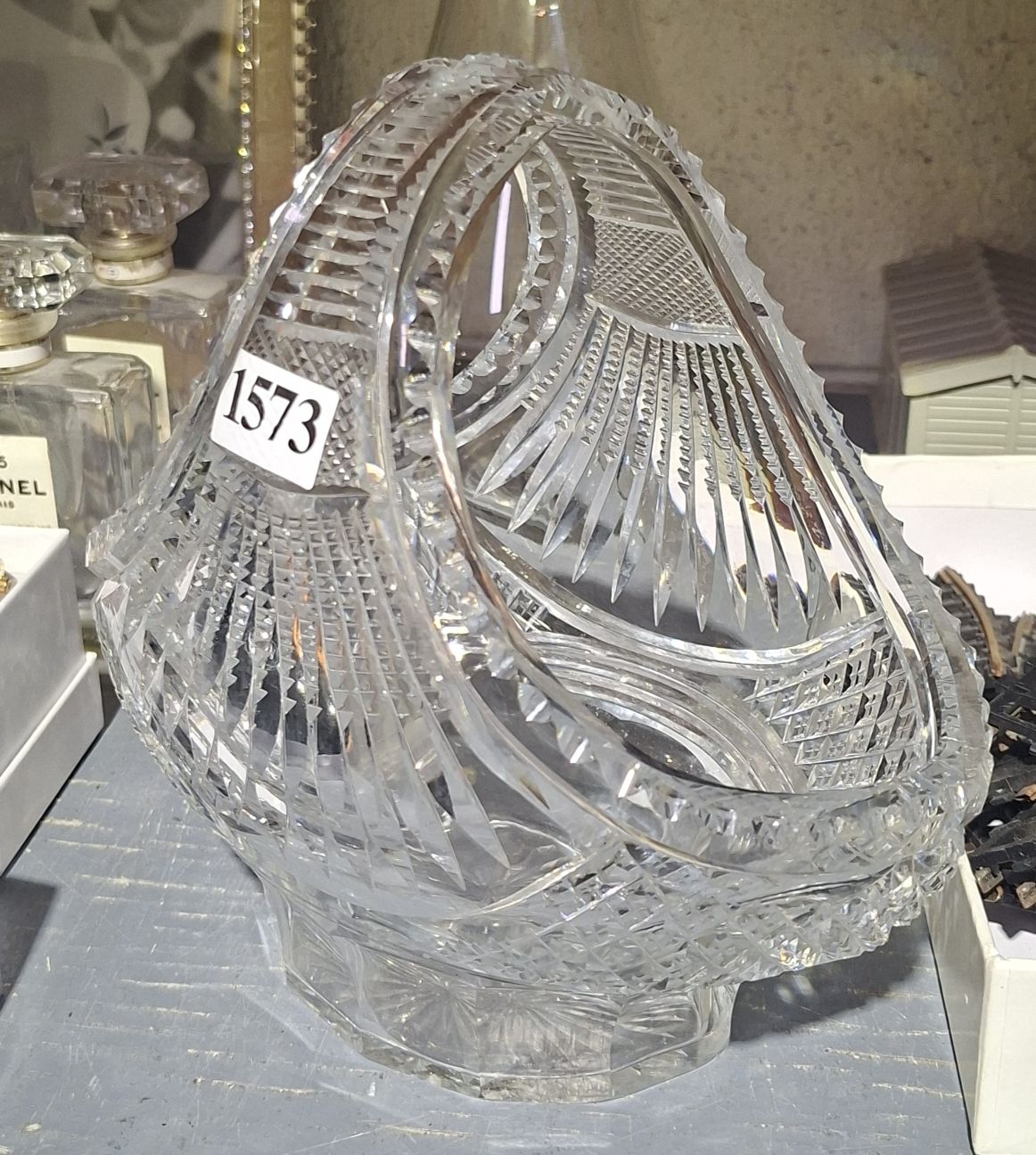 Edinburgh Crystal Basket Vase