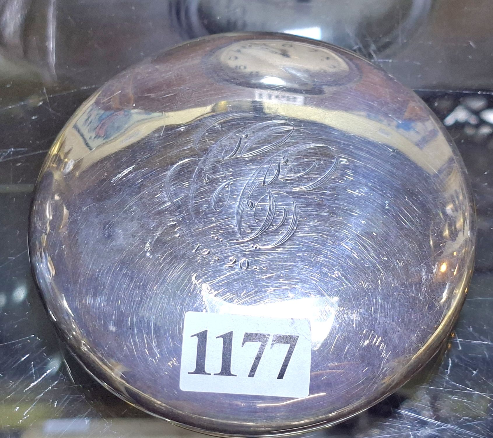 1177 · STERLING SILVER POWDER JAR LID