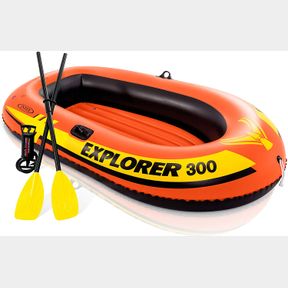 NEW INTEX 3 PERSON EXPLORER INFLATABLE BOAT 58332NP