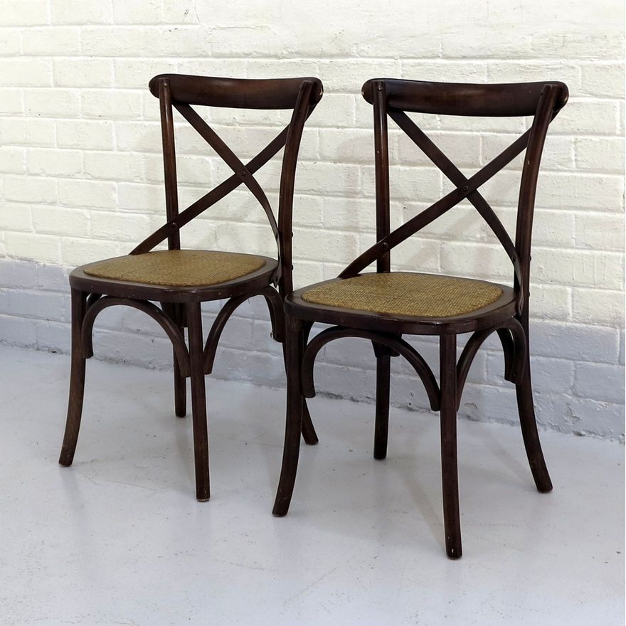 PAIR OF DINING CHAIRS