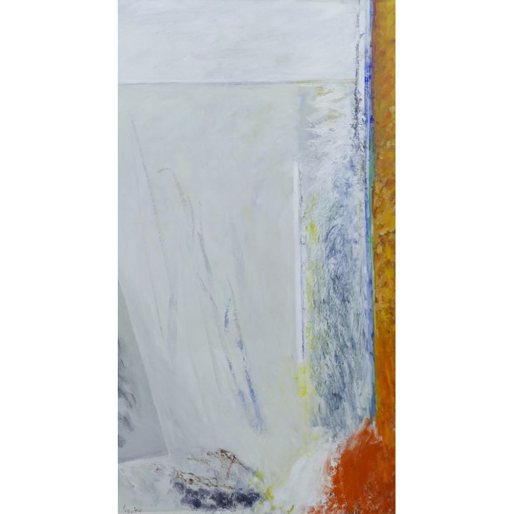 William Ivey ''Untitled'' (Red and White) 1979 Oil