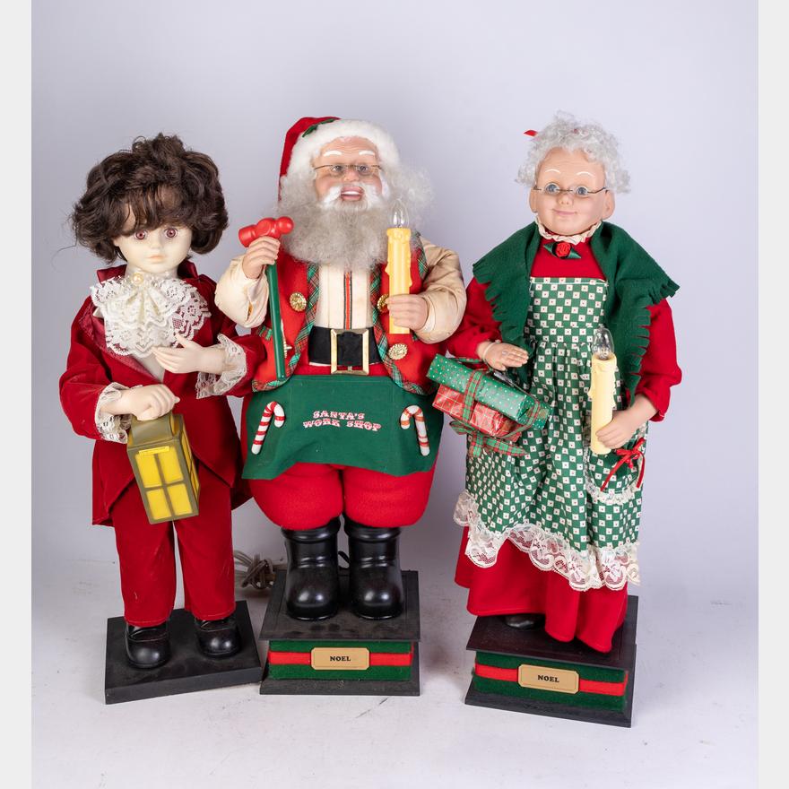 Three Animatronic Christmas Decorations | Brooks Auction