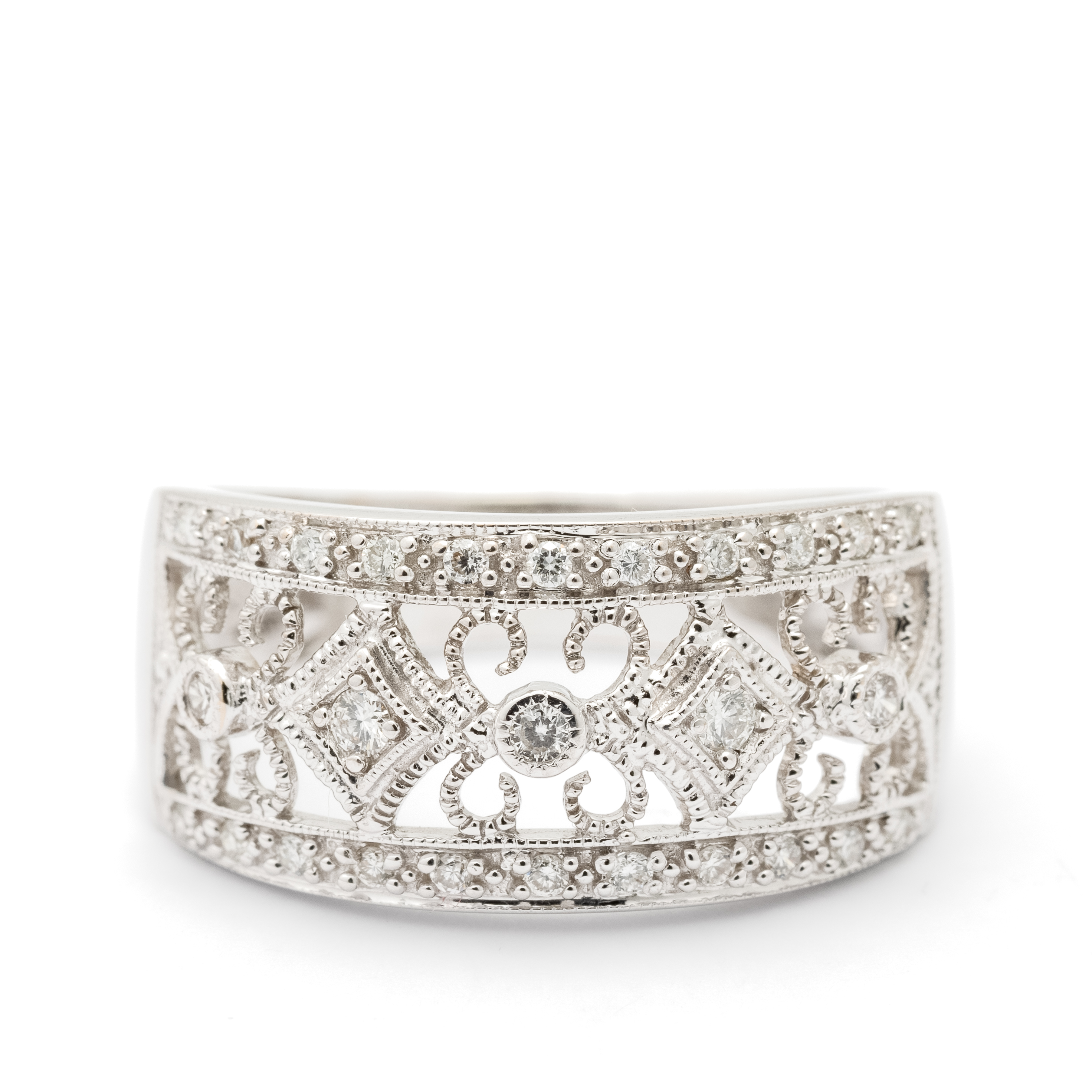 333 · Diamond Dress Ring 18ct White Gold