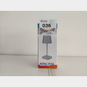 HOMEQUIP USB/BATTERY OPERATED RETRO STYLE BEDSIDE LAMP