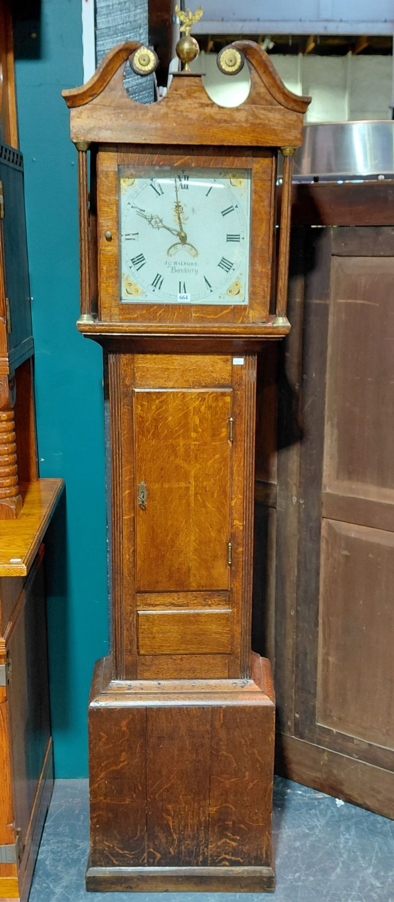 664 · LONGCASE CLOCK