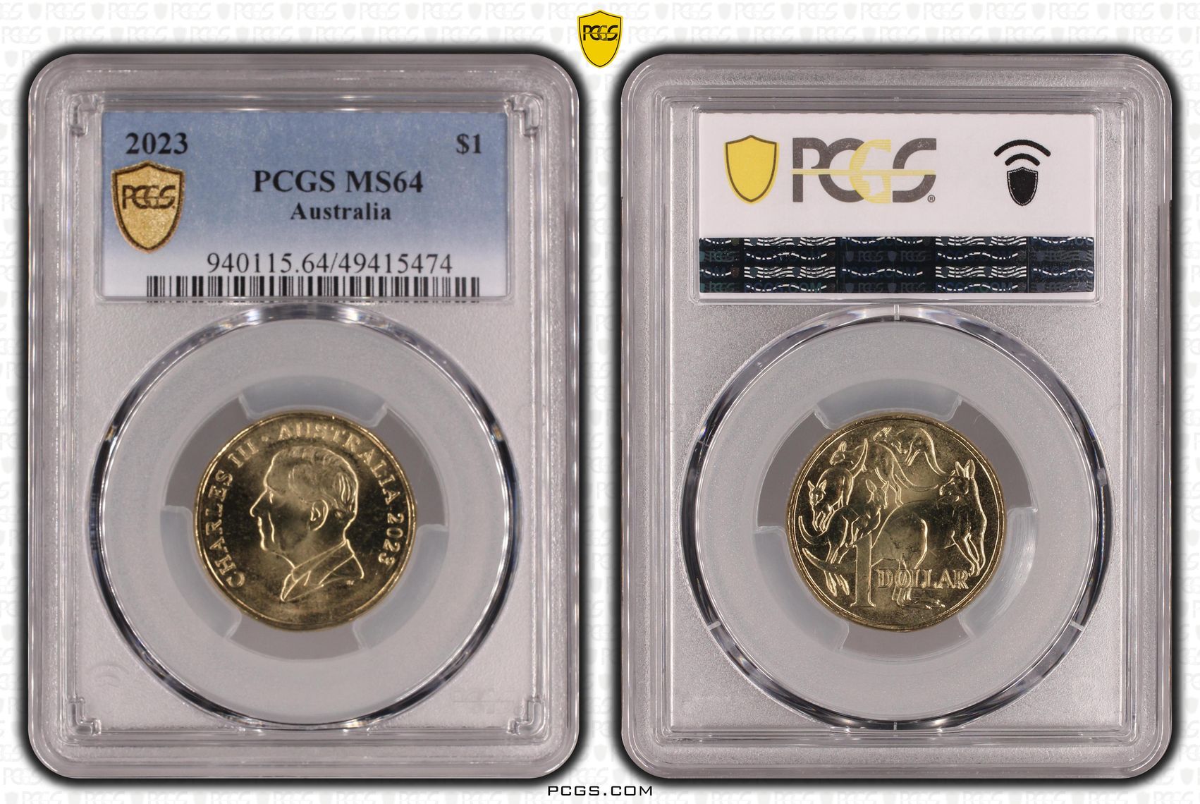 283 · One Dollar, 2023, PCGS MS64