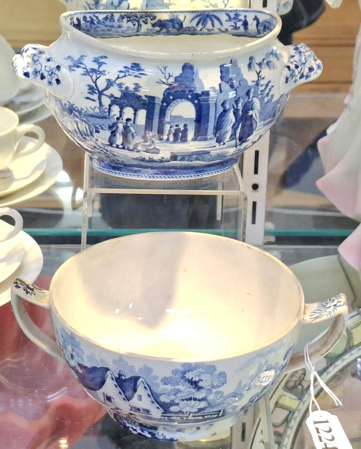 ANTIQUE SPODE SAUCE TUREEN
