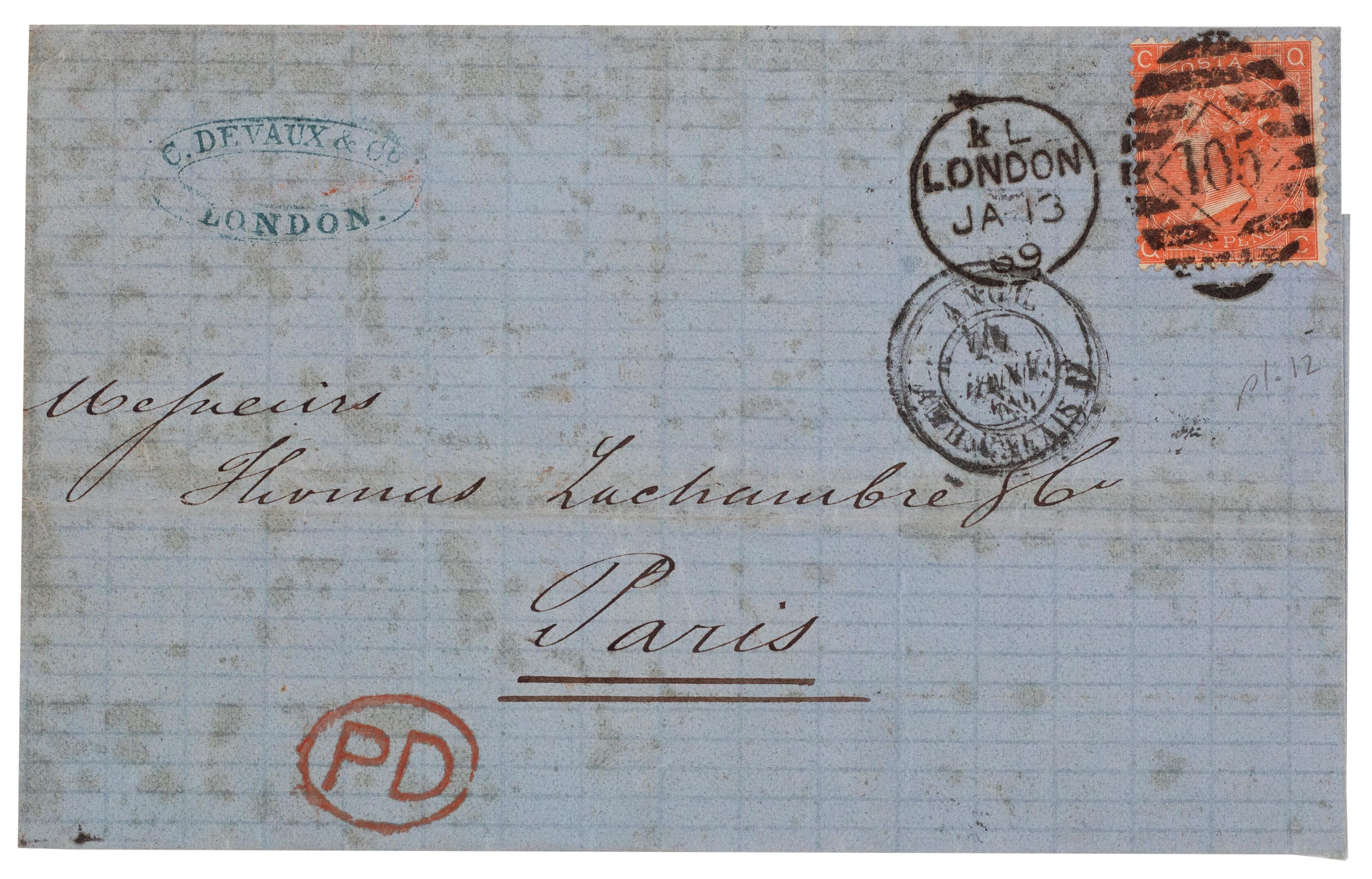 132 · Great Britain, Victoria, Fourpence, 1869, Good