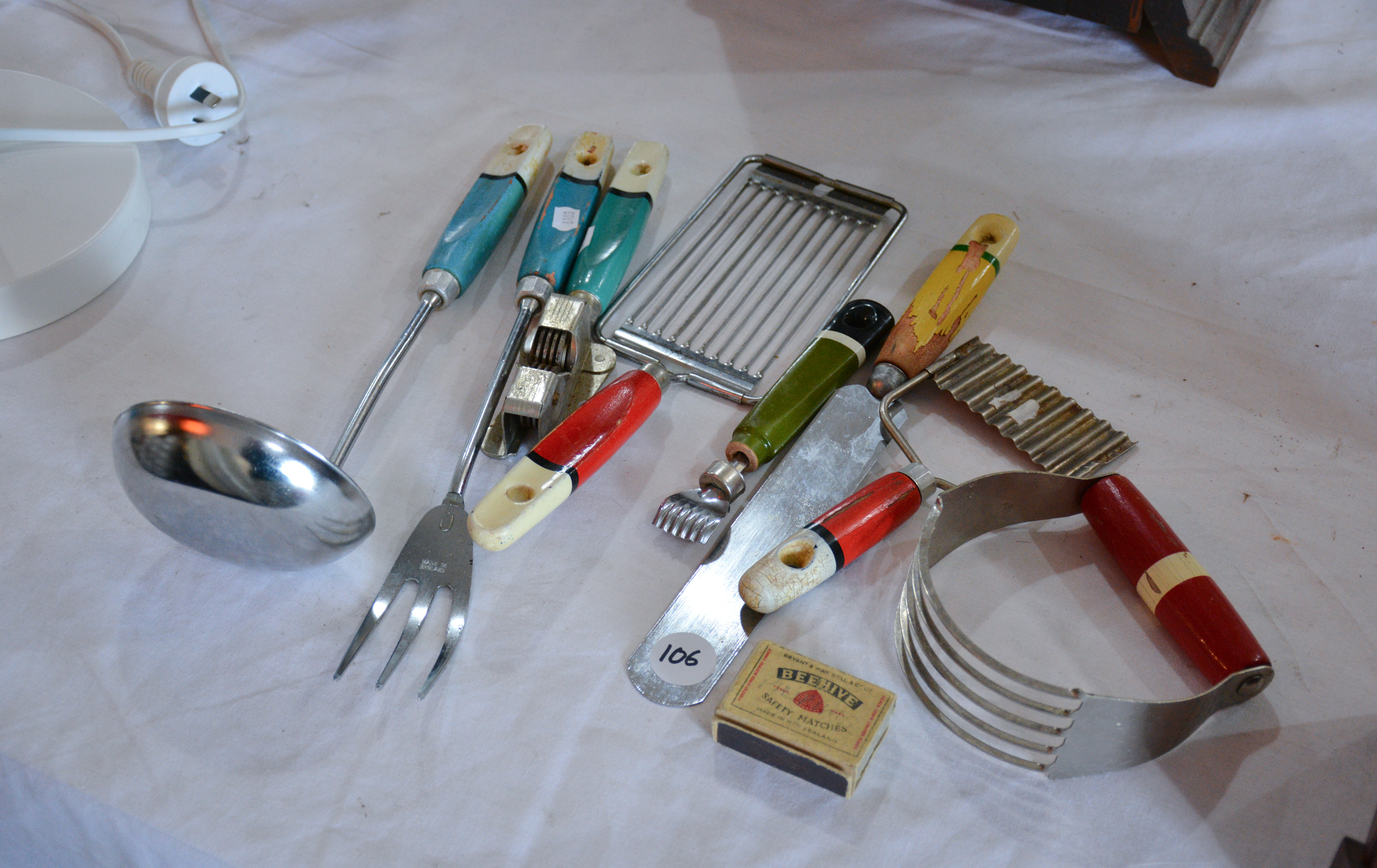 Collection of Vintage Kitchen Utensils — sold at auction in New Zealand for $15