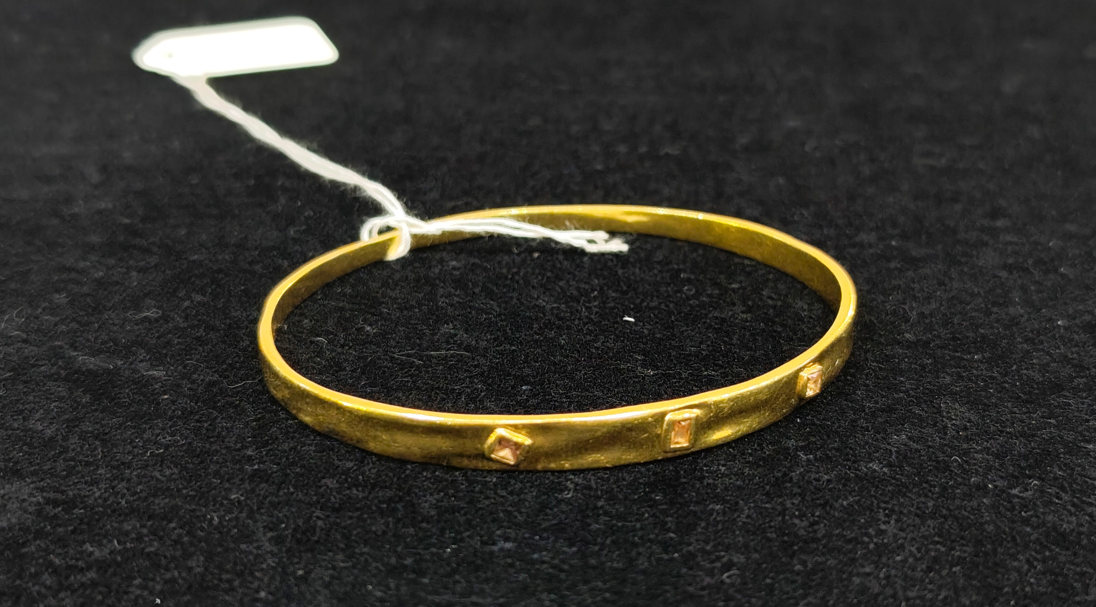Gold Coloured Bracelet with Stones — NZ auction result