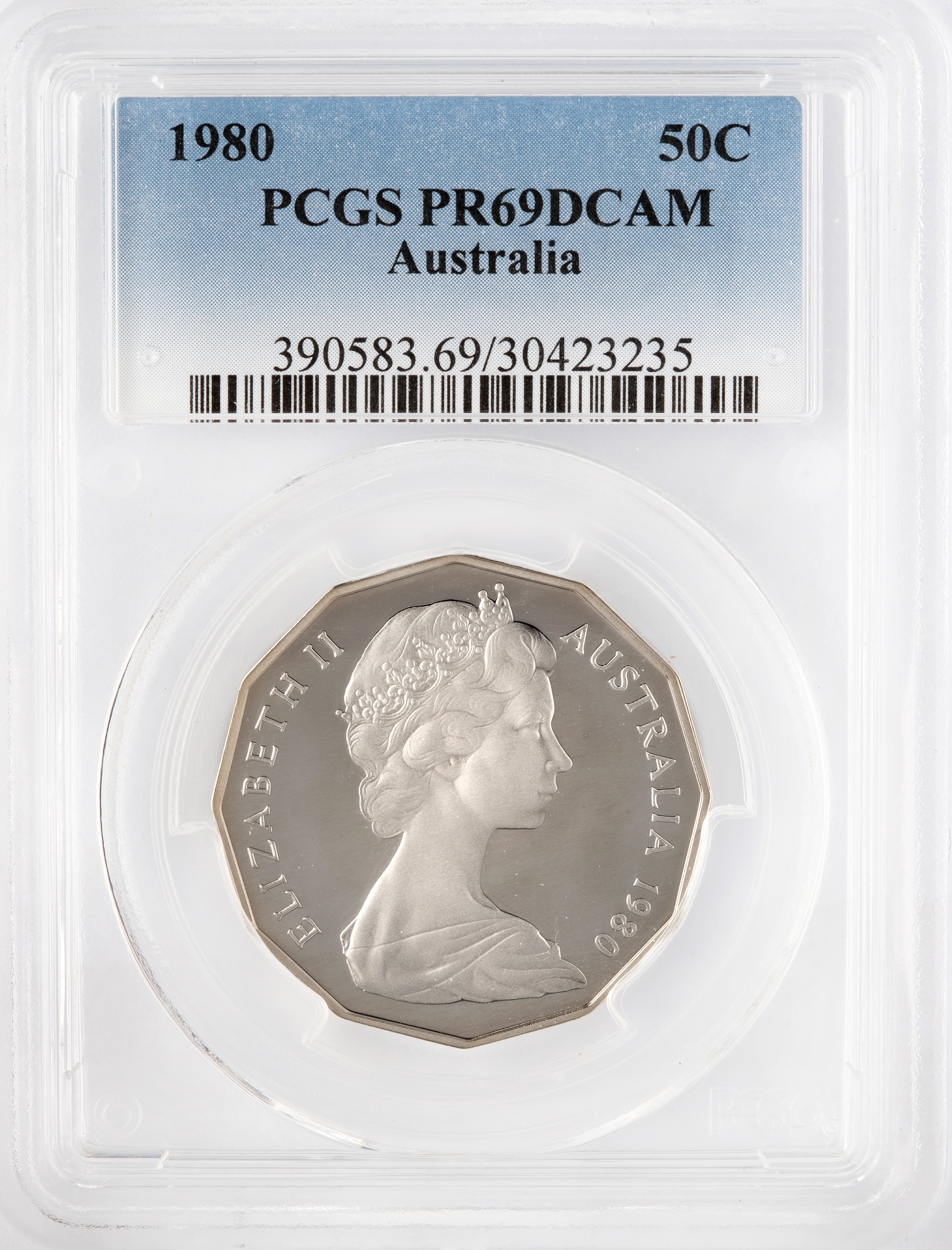 Fifty Cent, 1980, PCGS PR69DCAM