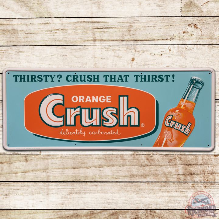 Orange Crush "Delicately Carbonated" SST Sign - 9