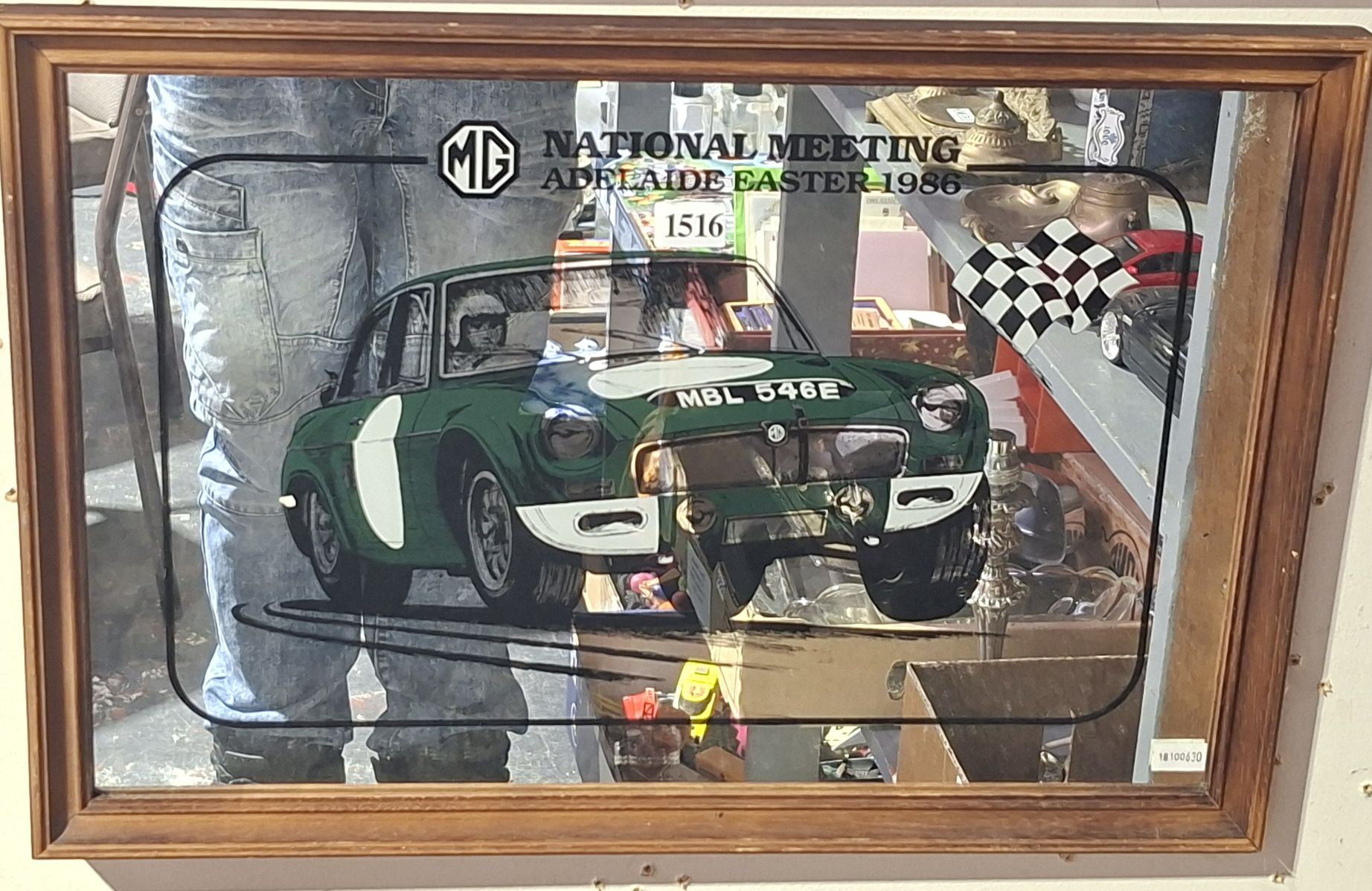 Motor Racing Bar Mirror