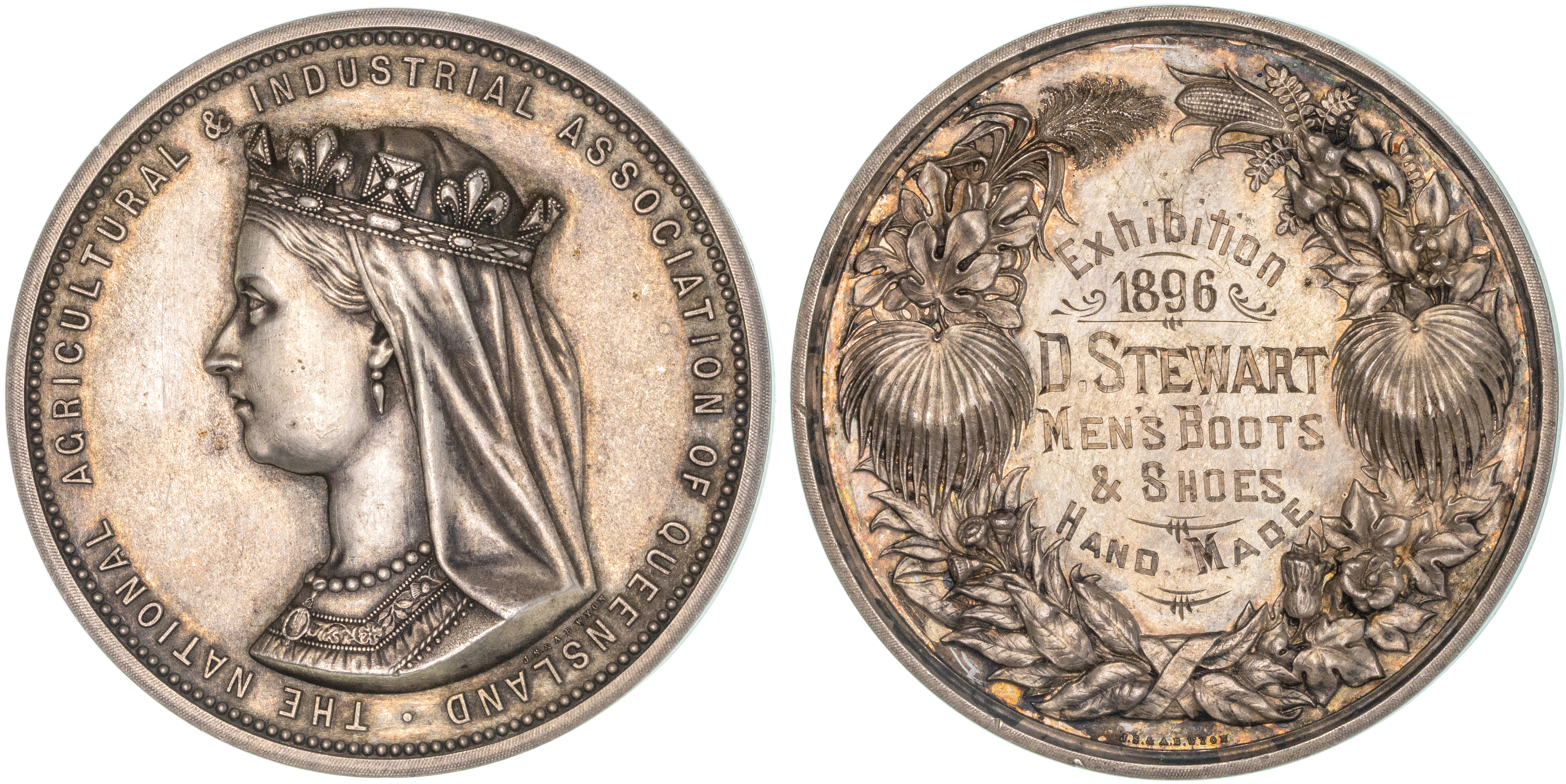 Queensland, 1896, aUNC