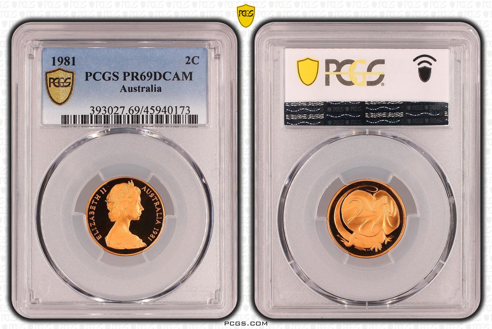 , Two Cent, 1981, Pcgs Pr69dcam