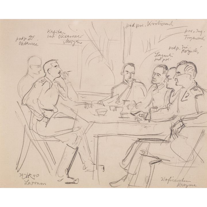 Wlastimil Hofman | W oficerskim kasynie, 1940 r.