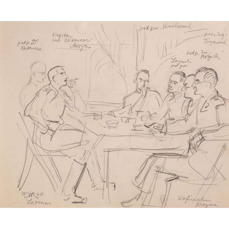 Wlastimil Hofman | W oficerskim kasynie, 1940 r.