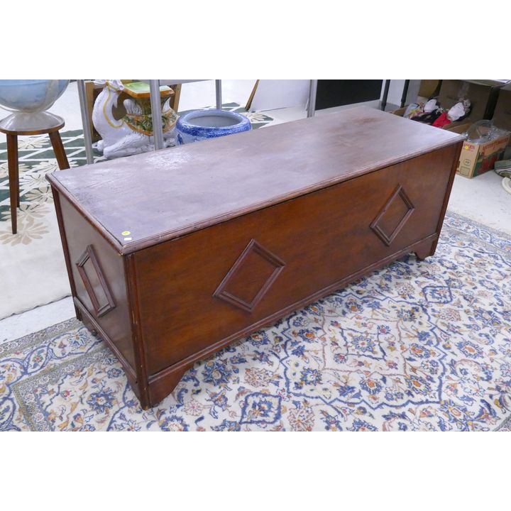 Vintage Wood Blanket Chest- 22x56x20''