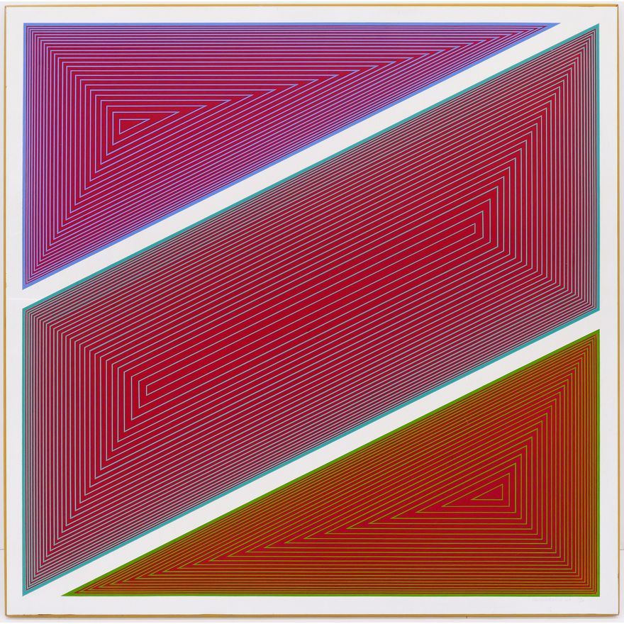 Richard Anuszkiewicz ''Zonal'' 1968 Screenprint