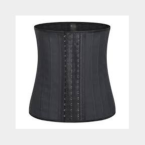 Unicoo Breathable Latex Waist Corsets Cincher Hourglass Body Shaper - Black - S | AS 51672/11824 B3 (S2)CB2