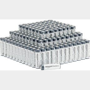 AMAZON BASICS 40-PACK AA ALKALINE INDUSTRIAL BATTERIES, 1.5 VOLT, 5-10 YEAR SHELF LIFE