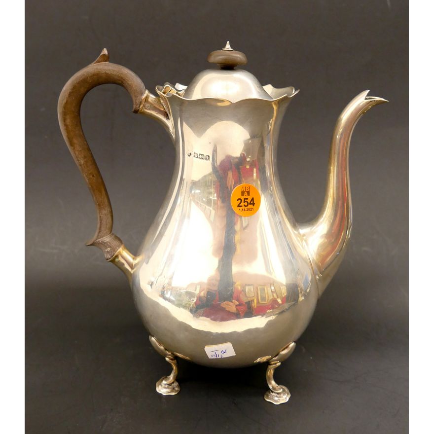 English Sterling Coffee Pot -541g