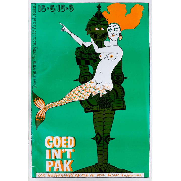Goed In't Pak, neem tijd, 12 Beeldhouwers, Amsterdams Gespeeld Plezier - Four Dutch exhibition poster prints