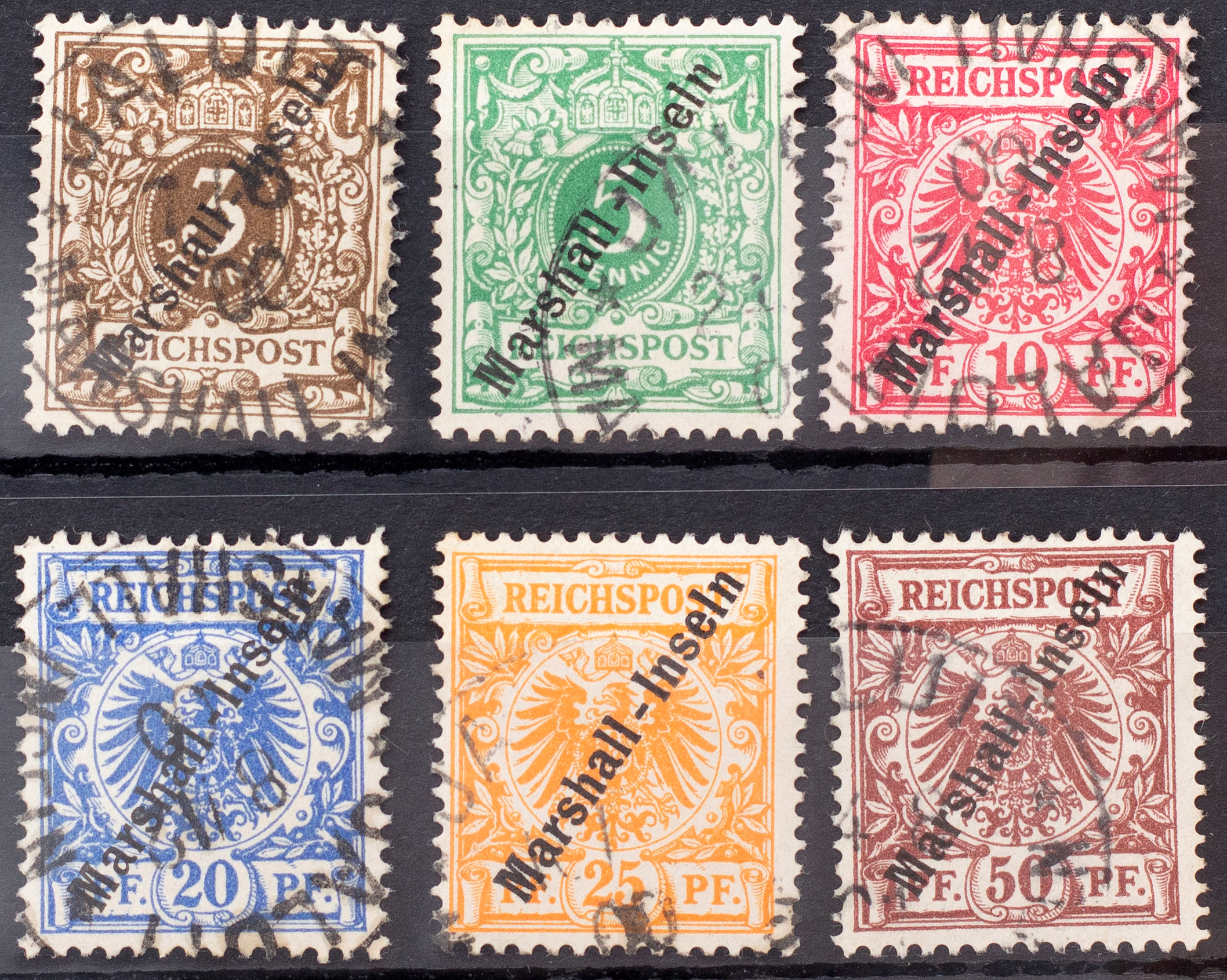 World, Marshall Islands, 1897, Fine