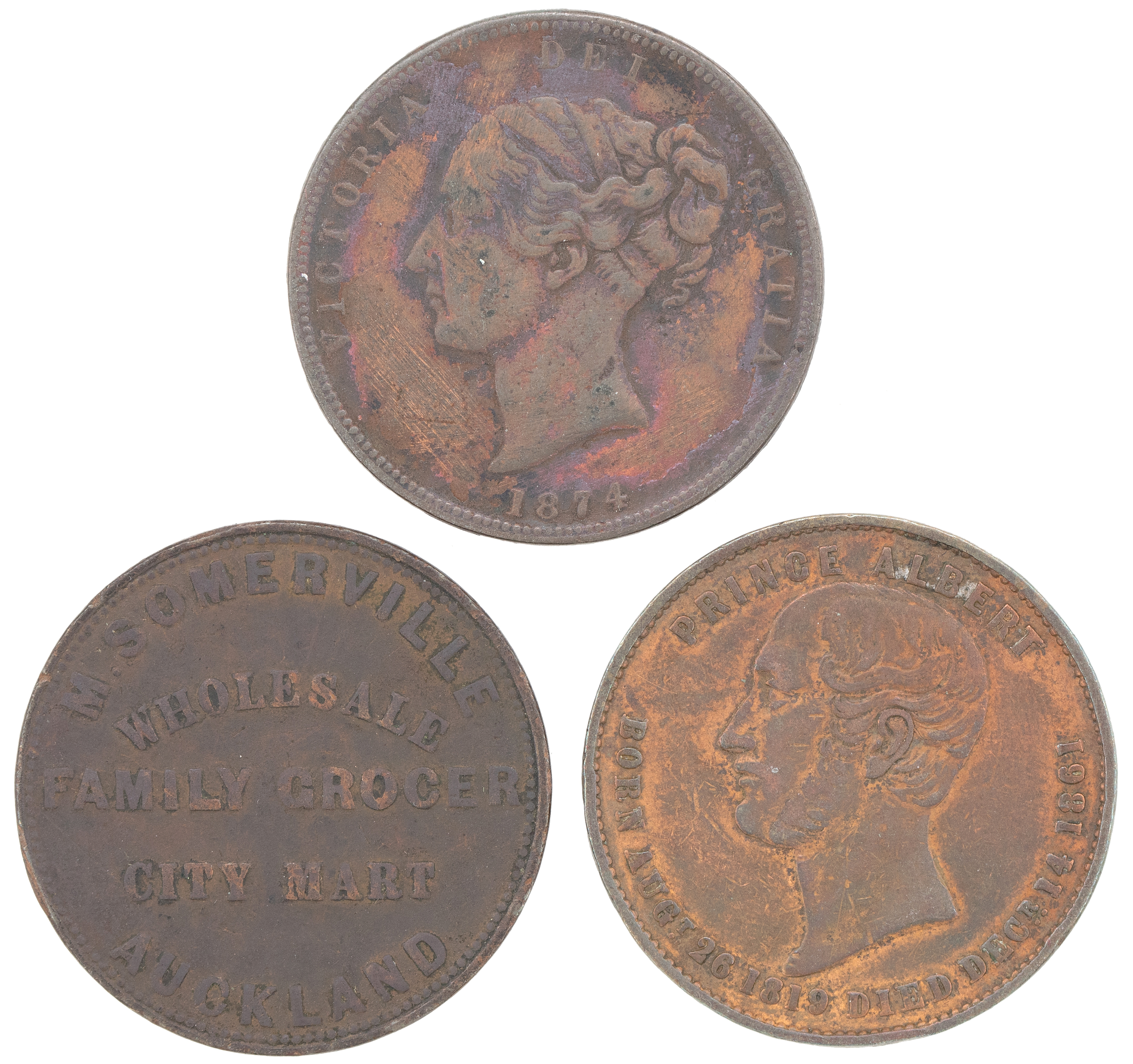 New Zealand, S. Hague Smith, Auckland, N.Z., Penny, ND, gVF