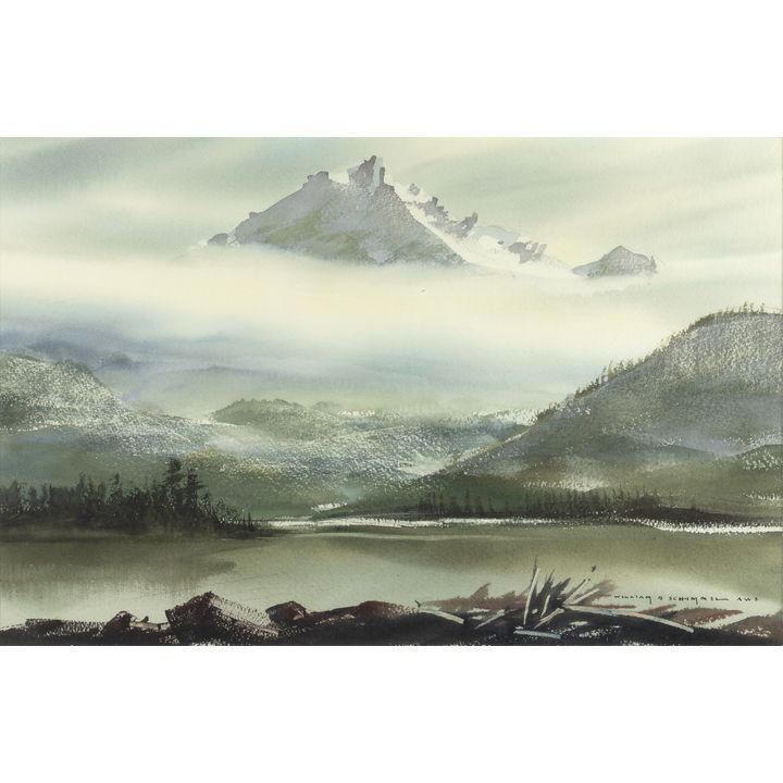 William B. Schimmel, Sr. (1906-1986), Springtime at Bear Lake