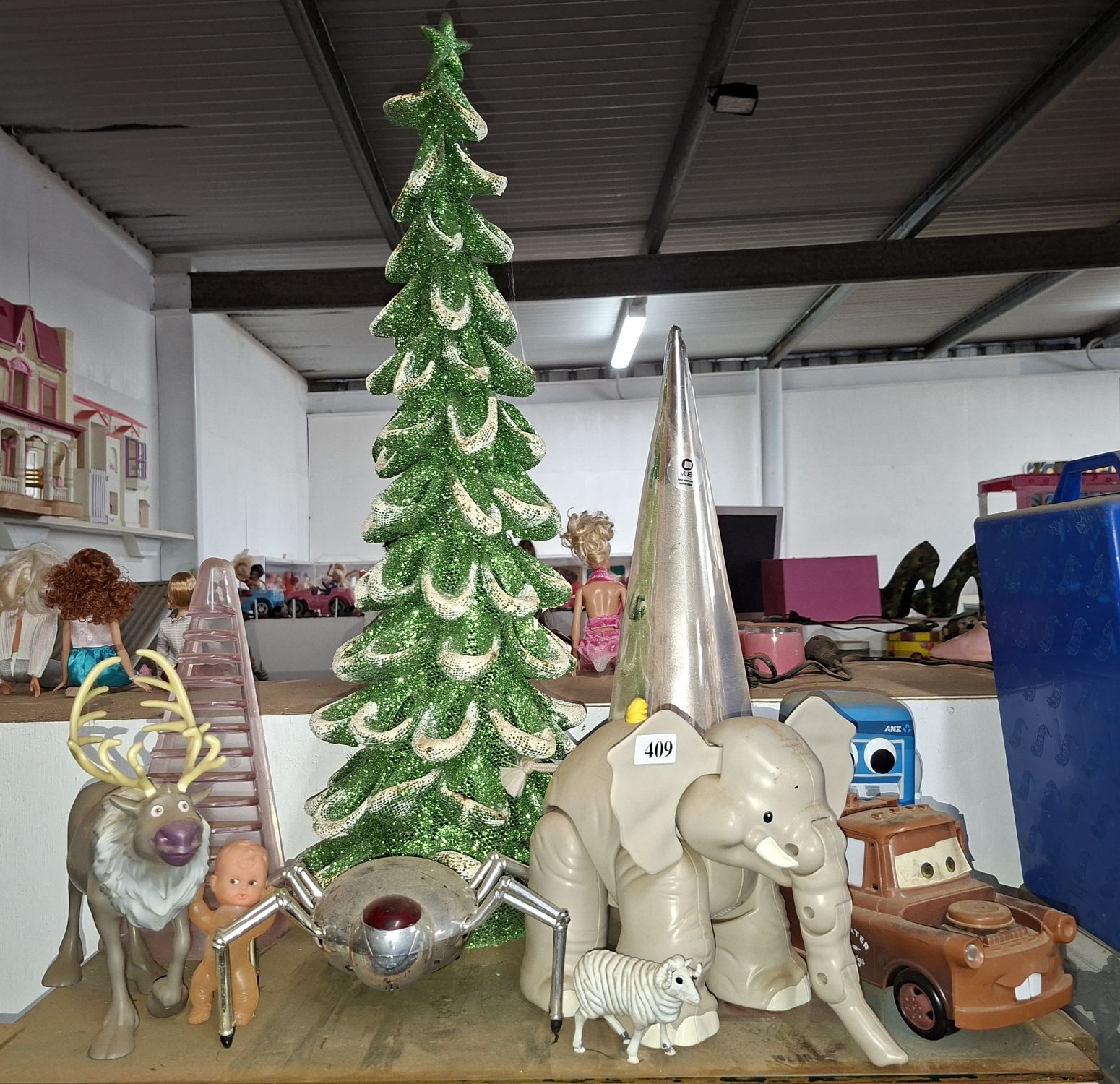 Group Of Plastic Toys Etc