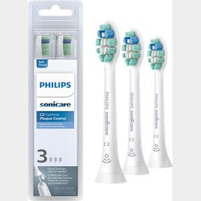 PHILIPS SONICARE OPTIMAL PLAQUE CONTROL REPLACEMENT TOOTHBRUSH HEADS, HX9023/65, BRUSHSYNC TECHNOLOGY, WHITE 3-PK