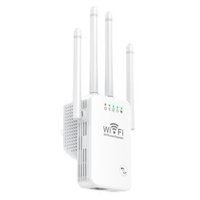 WiFi Extender Signal Booster 300Mbps Wireless Router Signal Supports White | NOT TESTED