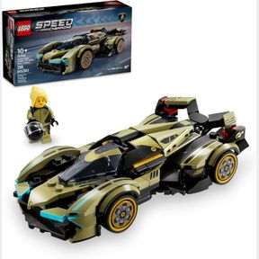 LEGO SPEED CHAMPIONS LAMBORGHINI LAMBO V12 VISION GT SUPER CAR, FORMULA 1 VEHICLE TOY, DRIVING PLAYSET, BUILDABLE MODEL SET FOR KI