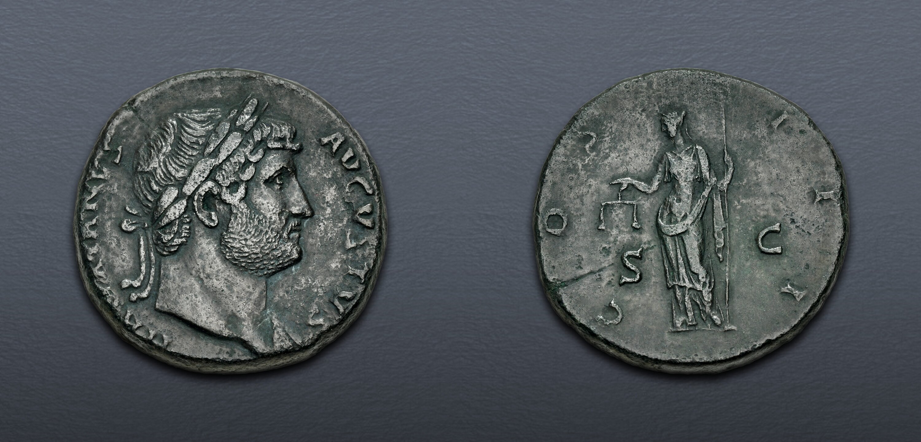 Hadrian. AD 117-138. Æ Sestertius (31mm, 24.67 g, 5h). Rome mint ...