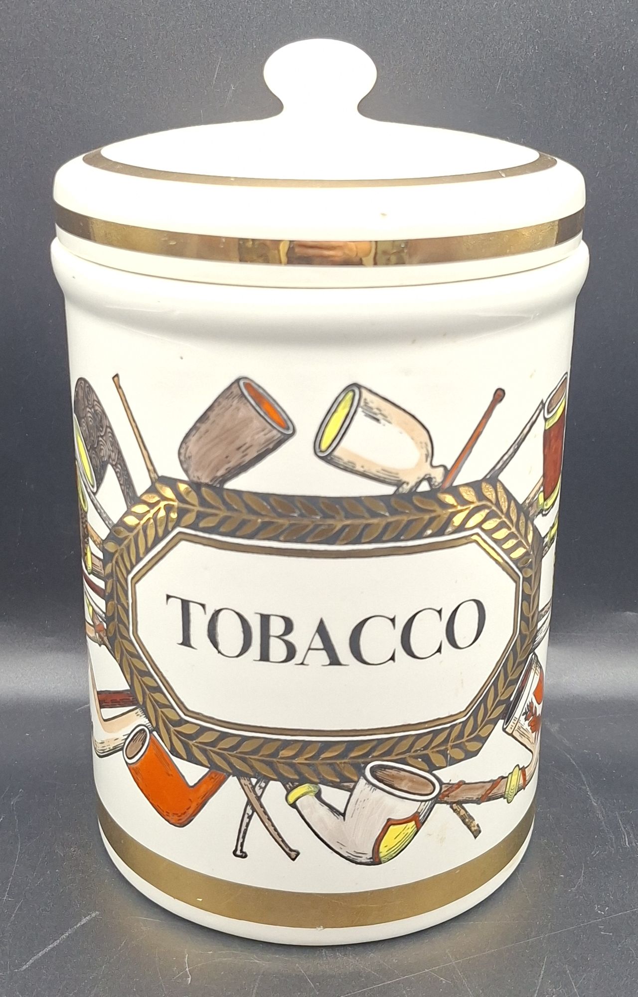 Fornasetti Italy Tobacco Jar