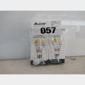 AURORA EMERGENCY LED LIGHT BULB B22 RECHARGEABLE BACKUP 2 PACK - 6 HOURS BACKUP LIGHT FOR LOAD SHEDDING BUILT-IN RECHARGEABLE
