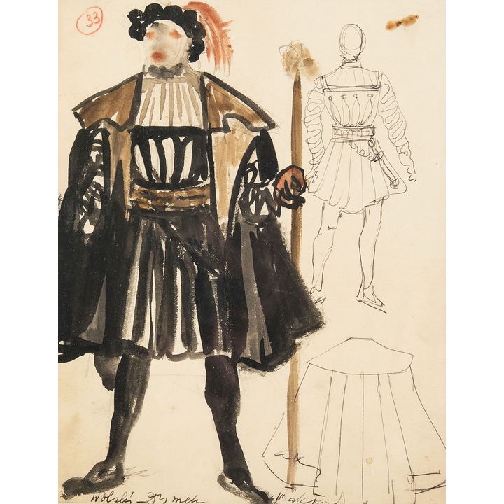 Otto Axer | Kostium do przedstawienia teatralnego