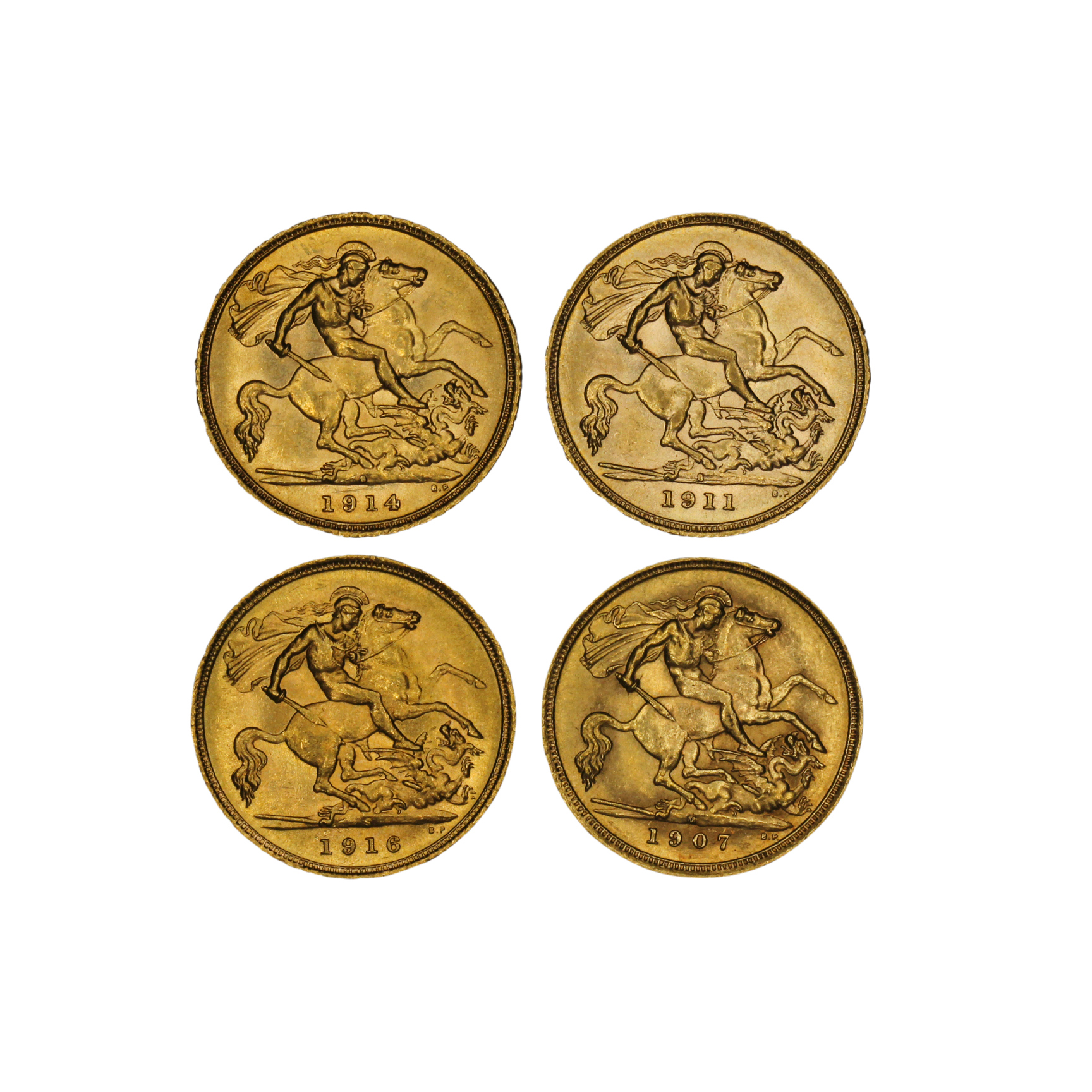 1231. · Edward VII, Half Sovereign, EF - UNC