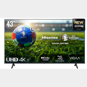 HISENSE 43 E7K 4K SMART UHD QLED TV - CRACKED SCREEN