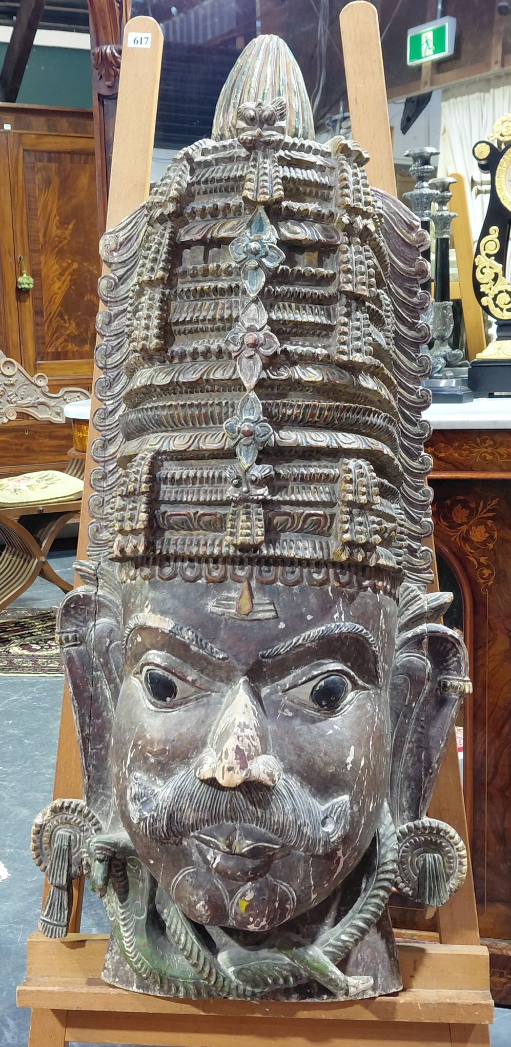 617 · LARGE INDIAN WALL MASK